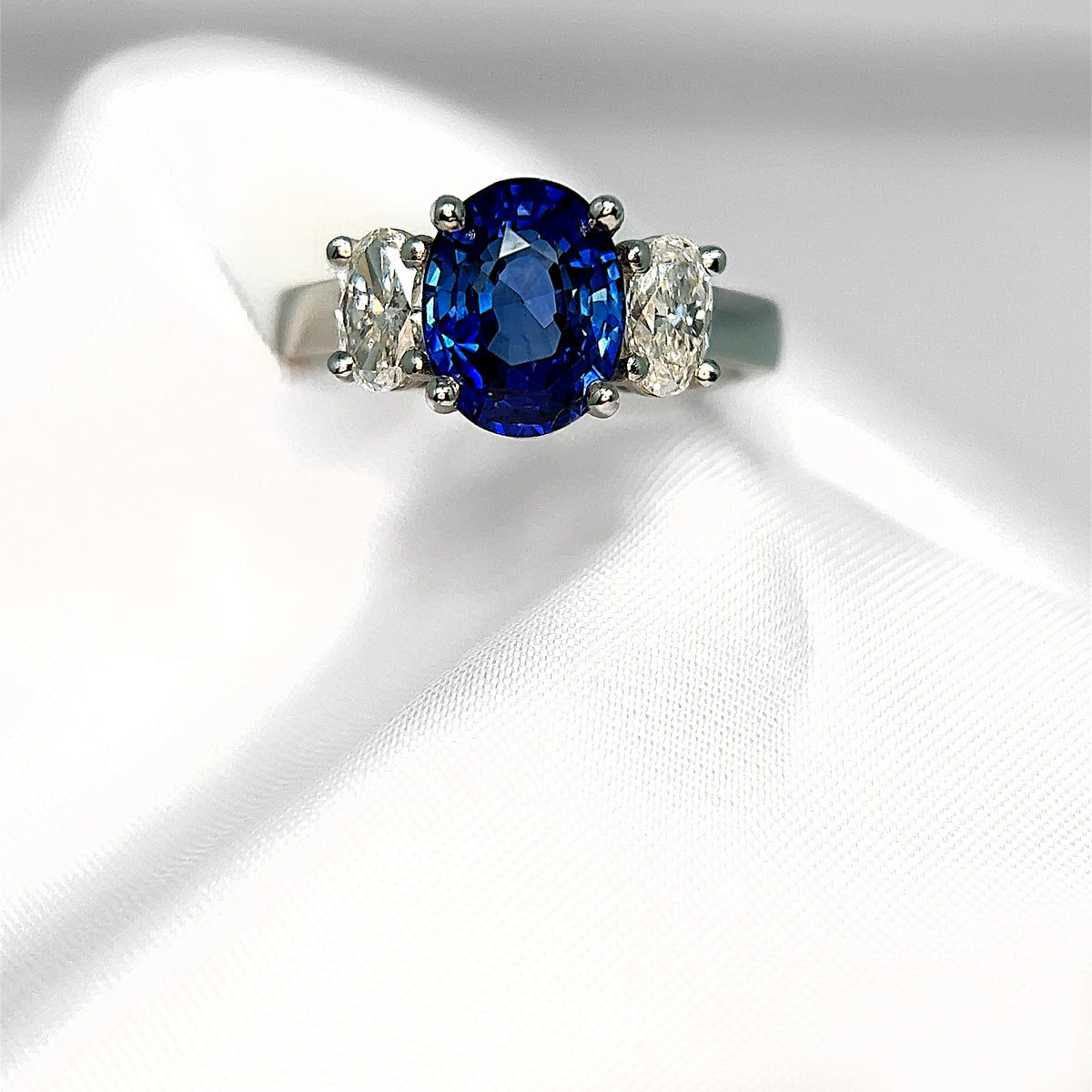 1.31ct Three Stone Diamond Ring – Fifth Avenue Diamond Experts